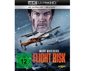 Flight Risk UHD/2 Blu-ray (Blu-ray) Mark Wahlberg Mel Gibson Michelle Dockery