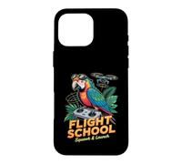 Flight School Squawk And Launch Parrot Drone Case for iPhone 16 Pro Max