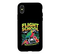 Flight School Squawk And Launch Parrot Drone Case for iPhone X/XS
