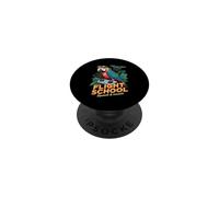 Flight School Squawk And Launch Parrot Drone PopSockets Adhesive PopGrip