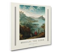Flight To Egypt By Pieter Bruegel The Elder Canvas Print | Gallery Wrapped 30mm Frame Wall Art | 20x20 inches | Ready to Hang | Classic Picture | Living Room Bedroom Lounge Office