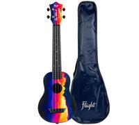 Flight Travel Series TUSL-EE Sunset Elise Ecklund Signature Concert-Scale Soprano Ukulele with Gig Bag