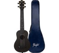 Flight Travel Series TUSL35 Black Concert Scale Soprano Ukulele with Gig Bag