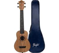 Flight Travel Series TUSL50 Walnut Salamander Concert Scale Soprano Ukulele with Gig Bag