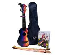 Flight TUS Elise Ecklund Travel Soprano Ukulele Sunset (Pack)
