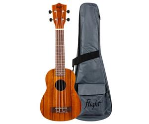 Flight Ukeleles NUS250 Soprano Ukulele - Acacia, Multicolour, One Size