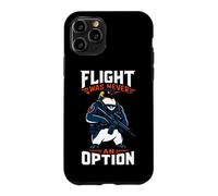 Flight Was Never An Option Commando Penguin Soldier Dad Joke Case for iPhone 11 Pro