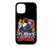 Flight Was Never An Option Commando Penguin Soldier Dad Joke Case for iPhone 12/12 Pro