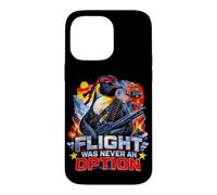 Flight Was Never An Option Commando Penguin Soldier Dad Joke Case for iPhone 14 Pro Max