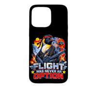 Flight Was Never An Option Commando Penguin Soldier Dad Joke Case for iPhone 15 Pro Max