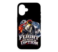 Flight Was Never An Option Commando Penguin Soldier Dad Joke Case for iPhone 16