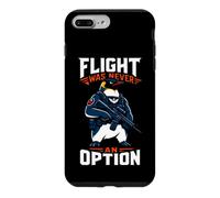 Flight Was Never An Option Commando Penguin Soldier Dad Joke Case for iPhone 7 Plus/8 Plus