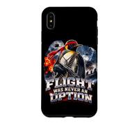 Flight Was Never An Option Commando Penguin Soldier Dad Joke Case for iPhone XS Max