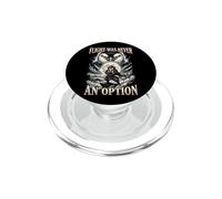 Flight Was Never An Option Dark Humor Funny Penguin Meme PopSockets PopGrip for MagSafe
