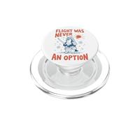 Flight Was Never An Option Dark Humor Funny Penguin Meme PopSockets PopGrip for MagSafe