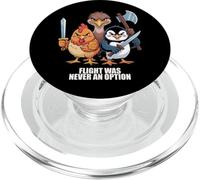 Flight Was Never An Option Fun Bird Psychology Joke PopSockets PopGrip for MagSafe