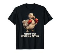 Flight was Never an Option Funny Boxer Dodo Bird Value Graphic T-Shirt