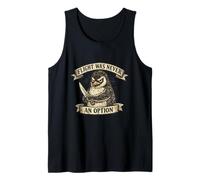 Flight was Never an Option Funny Penguin Meme Tank Top