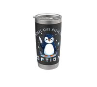 Flight was Never an Option Funny Penguin with Knife Stainless Steel Insulated Tumbler