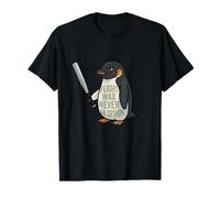 Flight was Never an Option Sarcastic Penguin Novelty Tee T-Shirt