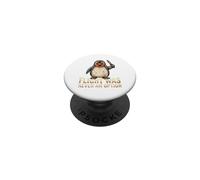 Flight was Never an Option Tshirt Funny Penguin Humor Funny PopSockets Adhesive PopGrip