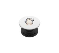 Flight was Never an Option Tshirt Funny Penguin Humor Funny PopSockets Adhesive PopGrip
