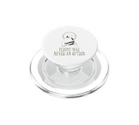 Flight was Never an Option Tshirt Funny Penguin Humor Funny PopSockets PopGrip for MagSafe