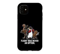 Flightless Birds Fighting Ostrich Penguin Kiwi Funny Case for iPhone 11