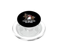 Flightless Birds Fighting Ostrich Penguin Kiwi Funny PopSockets PopGrip for MagSafe