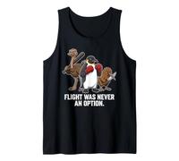 Flightless Birds Fighting Ostrich Penguin Kiwi Funny Tank Top