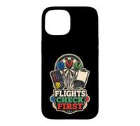 FLIGHTS CHECK FIRST Darts Kit Case for iPhone 15