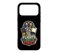 FLIGHTS CHECK FIRST Darts Kit Case for iPhone 17 Pro Max