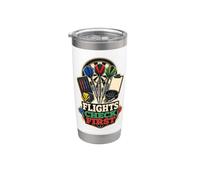 Flights Check First Darts Kit Stainless Steel Insulated Tumbler