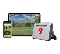 FlightScope Mevo+ GPS Launch Monitor and Golf Simulator | 20+ Swing Data Parameters with Multicam, 12 E6 Courses, 17 Practice Ranges and Games - for Indoor & Outdoor Use | Works with iOS and PC