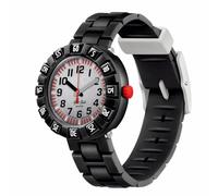 Flik Flak Faber Castell FCSP118C SKETCH X Watch in Black, bracelet