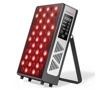 FLIKEZE Red Light Panel for Body Face, 60 LED Lamp for Home Office Gym | Infrared Lamp 460-880nm, 3+4 Chips with 7 Wavelengths, 3 Modes, Dimmable, Timer - for Deep & Superficial Tissues