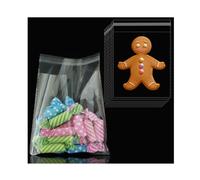 Flimflim Cellophane Bags Small for Sweet, 3.8x4.6 inch 100pcs Self Seal Clear Plastic Bags for Cookie Soap Chocolates Jewellery, Multi Purpose OPP Small Bags for DIY Handmade etc