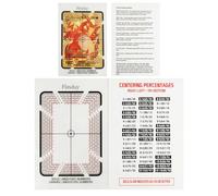 Flinduy Pokemon Card Grading Tool - 4 Count, 2024 Version, Black Red