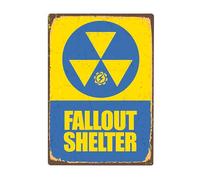Flinelife Fallout Shelter Sign, 12 x 8, Perfect for Fans
