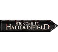 Flinelife Welcome To Haddonfield Sign,16x6,Horror Movie Signs,Haunted House Decor - Perfect For Horror Movie Fans