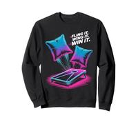 Fling It, Wing It, Win It Cornhole Fun Sweatshirt