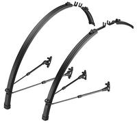 Flinger Unisex's Race Pro Road Bike Mudguard Set, Black, 700x18-32c