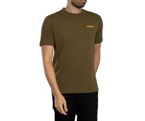 Flint Back Graphic T-Shirt Dark Olive XL