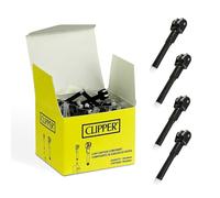 Flint Clipper Lighter Replacement Wheel Stem | Flints Included | 10 Pack | Standard Size Barrel | Lighter Barrel and Flint Refill