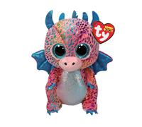 Flint Dragon Beanie Boo Regular - Squishy Beanie Baby Soft Plush Toys - Collectible Cuddly Stuffed Teddy