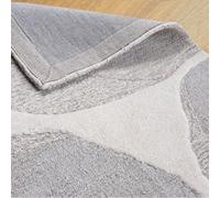 Flint Hand Tufted Wool Rug - Ivory & Grey Industville Ivory 120cm x 180cm