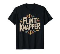 Flint Knapper Mastering Ancient Art Stone Tools T-Shirt