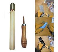 Flint Knapping Tools Kit - Includes 1 Pressure Flaker and 3 Copper Boppers - Essential for Pros and Beginners - Obsidian Crafting Flint Napping Tools