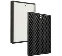 Flintar Premium True HEPA Replacement Filter, Compatible with Alexapure Breeze Air Purifier AP-B102 and 3049 Filter Set, including H13 Grade True HEPA Filter and Activated Carbon Filter