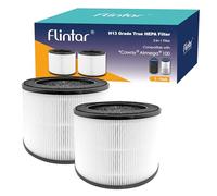 Flintar True HEPA 2-Pack of Replacement Filters, Compatible with Coway Airmega 100 Air Purifier, 3-in-1 Pre-filter, H13 True HEPA and Deodorizing Filter
